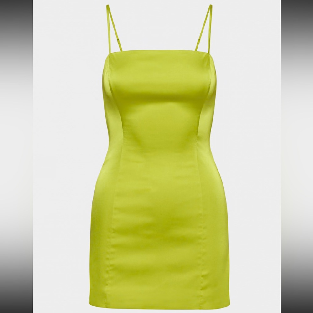 Aritzia Lime Green Bodycon Dress